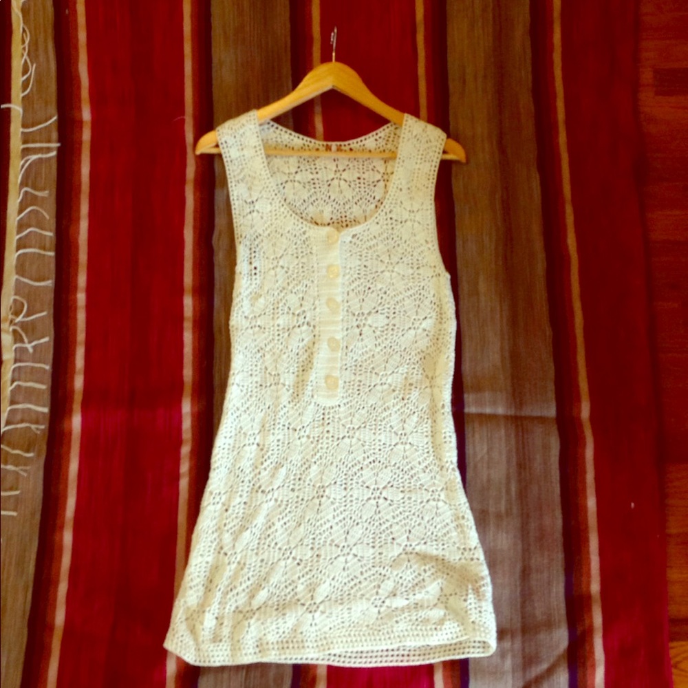 Free People Crocheted Tunic
